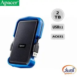 هارد اکسترنال اپیسر مدل Apacer AC631 2TB ظرفیت 2 ترابایت