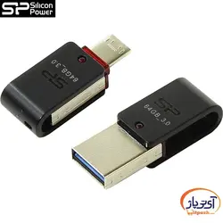 فلش مموری OTG USB3.1 سیلیکون پاور 32 گیگابایت مدل Silicon Power Mobile X31