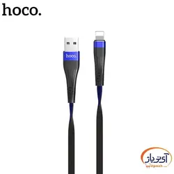 کابل شارژ و دیتا USB به Lightning برند هوکو مدل U39 طول 1.2 متر