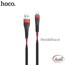 کابل شارژ و دیتا USB به Lightning برند هوکو مدل U39 طول 1.2 متر