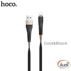 کابل شارژ و دیتا USB به Lightning برند هوکو مدل U39 طول 1.2 متر