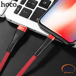 کابل شارژ و دیتا USB به Lightning برند هوکو مدل U39 طول 1.2 متر