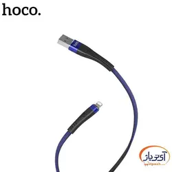 کابل شارژ و دیتا USB به Lightning برند هوکو مدل U39 طول 1.2 متر