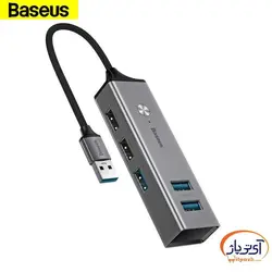 هاب یو اس بی باسئوس مدل CAHUB-C0G با 5 پورت