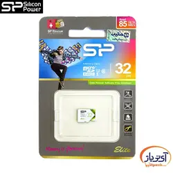 کارت حافظه microSDHC ظرفیت 32 گیگابایت سیلیکون پاور سرعت 85MB/s رنگی