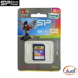 کارت حافظه SDXC ظرفیت 128 گیگابایت سیلیکون پاور سرعت 85MB/s
