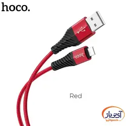 کابل شارژ و دیتا Lightning برند hoco مدل X38 طول 1 متر 2.4 آمپر