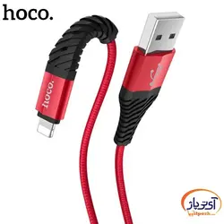 کابل شارژ و دیتا Lightning برند hoco مدل X38 طول 1 متر 2.4 آمپر