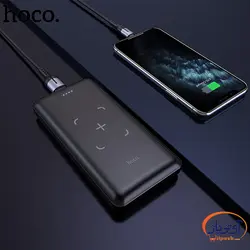 پاوربانک وایرلس هوکو ظرفیت 10000 میلی آمپر ساعت مدل hoco J50