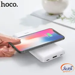 پاوربانک وایرلس هوکو ظرفیت 10000 میلی آمپر ساعت مدل hoco J50