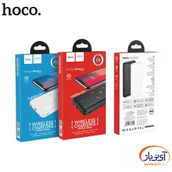پاوربانک وایرلس هوکو ظرفیت 10000 میلی آمپر ساعت مدل hoco J50