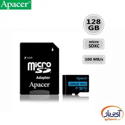کارت حافظه microSDXC U3 ظرفیت 128 گیگابایت اپیسر سرعت 100MB/s