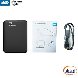 هارد اکسترنال وسترن دیجیتال مدل WD Elements 4TB ظرفیت 4 ترابایت