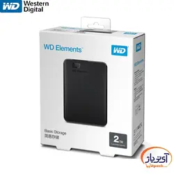 هارد اکسترنال وسترن دیجیتال WD Elements ظرفیت 1 ترابایت