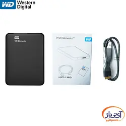 هارد اکسترنال وسترن دیجیتال WD Elements ظرفیت 2 ترابایت