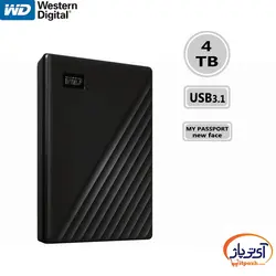 هارد اکسترنال وسترن دیجیتال WD My Passport New ظرفیت 4 ترابایت