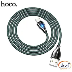 کابل شارژ و دیتا USB به Type-C برند هوکو مدل U88 طول 1.2 متر