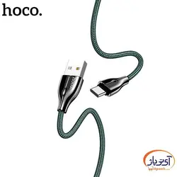 کابل شارژ و دیتا USB به Type-C برند هوکو مدل U88 طول 1.2 متر