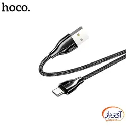 کابل شارژ و دیتا USB به Type-C برند هوکو مدل U88 طول 1.2 متر