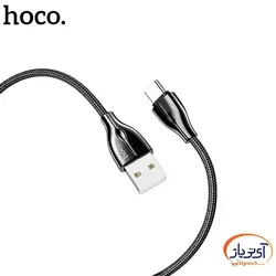 کابل شارژ و دیتا USB به Type-C برند هوکو مدل U88 طول 1.2 متر