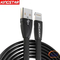کابل شارژ و دیتا لایتنینگ کینگ استار مدل K112i طول 1.2 متر