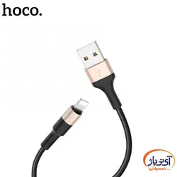 کابل شارژ و دیتا Lightning  برند hoco مدل X26 طول 1 متر 2 آمپر