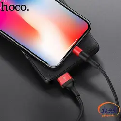 کابل شارژ و دیتا Lightning  برند hoco مدل X26 طول 1 متر 2 آمپر