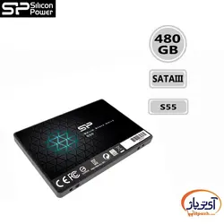 اس اس دی اینترنال SATA3.0 سیلیکون پاور ظرفیت 480 گیگابایت مدلSilicon Power Slim S55