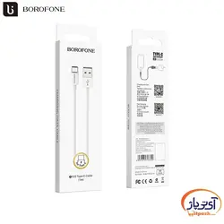 کابل شارژ و دیتا Type-C برند Borofone مدل BX22 طول 1 متر