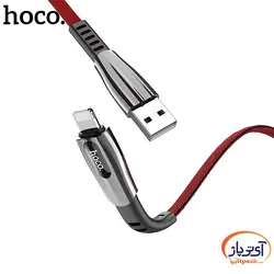 کابل شارژ و دیتا Lightning  برند hoco مدل U74 طول 1.2 متر