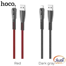 کابل شارژ و دیتا Lightning  برند hoco مدل U74 طول 1.2 متر