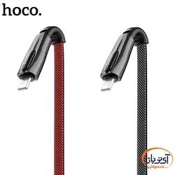 کابل شارژ و دیتا Lightning  برند hoco مدل U74 طول 1.2 متر