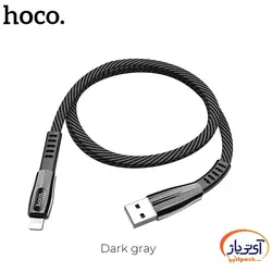 کابل شارژ و دیتا Lightning  برند hoco مدل U74 طول 1.2 متر