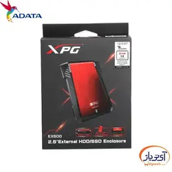 قاب و مبدل اکسترنال ای دیتا مدل EX500 XPG مناسب برای هارد دیسک و حافظه اس اس دی 2.5 اینچی