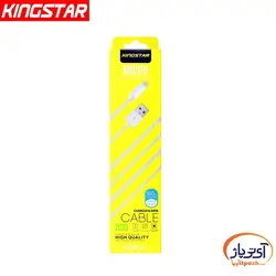 کابل شارژ و دیتا microUSB برند Kingstar مدل K08A طول 1 متر