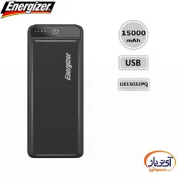 پاوربانک فست شارژ انرجایزر ظرفیت 15000 میلی آمپر ساعت مدل Energizer UE15032PQ