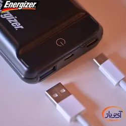 پاوربانک فست شارژ انرجایزر ظرفیت 15000 میلی آمپر ساعت مدل Energizer UE15032PQ