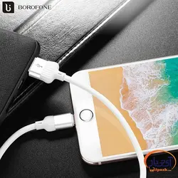 کابل شارژ و دیتا Lightning برند Borofone مدل BX8 طول 1 متر