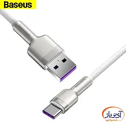 کابل شارژ و دیتا Type-C باسئوس مدل CAKF000101 66W
