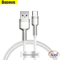 کابل شارژ و دیتا Type-C باسئوس مدل CAKF000101 66W