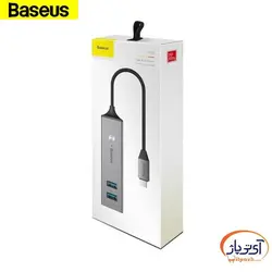 هاب Type-C باسئوس مدل CAHUB-D0G با 5 پورت