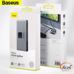 سوئیچ دو پورت HDMI باسئوس CAHUB-BC0G