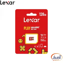 کارت حافظه  microSD U1 V10 A1 ظرفیت 128 گیگابایت لکسار سرعت 150m/s