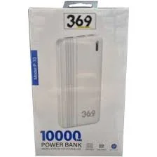 پاوربانک 369مدل P33ظرفیت 10000میلی امپر ساعت