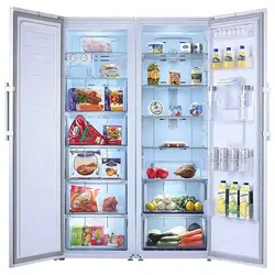 بررسی و خرید یخچال سیلوان سری MGI مدل FN6002 با رنگ استیل، دو قلو (کد یخچال) - جهان دلیور