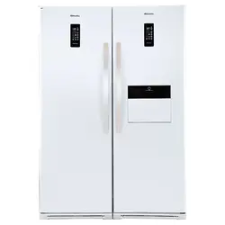 بررسی و خرید یخچال هیمالیا مدل رومانو پلاس با رنگ سفید چرم، دو قلو (کد یخچال) - جهان دلیور