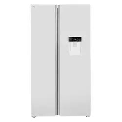 بررسی و خرید یخچال فریزر ساید بای ساید TCL مدل S545-AWD با رنگ سفید، سیستم گردش هوای چندگانه - جهان دلیور