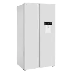 بررسی و خرید یخچال فریزر ساید بای ساید TCL مدل S545-AWD با رنگ سفید، سیستم گردش هوای چندگانه - جهان دلیور