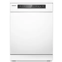 بررسی و خرید ظرفشویی کنوود مدل KD-430W ظرفیت 14 نفره با رنگ سفید، 7 برنامه شستشو - جهان دلیور