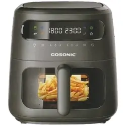 بررسی و خرید سرخ کن بدون روغن گوسونیک مدل GAF-758 با رنگ مشکی، قدرت 1750 وات، ظرفیت 8 لیتر - جهان دلیور